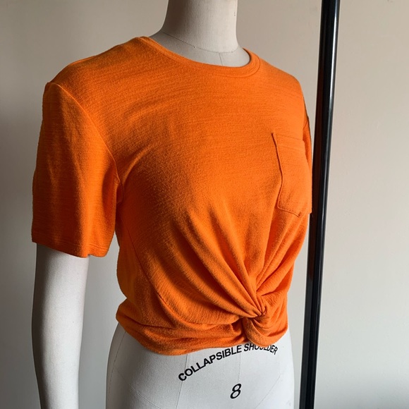 Wilfred Free Aritzia Subah T-shirt L Morange Punch - Picture 6 of 6